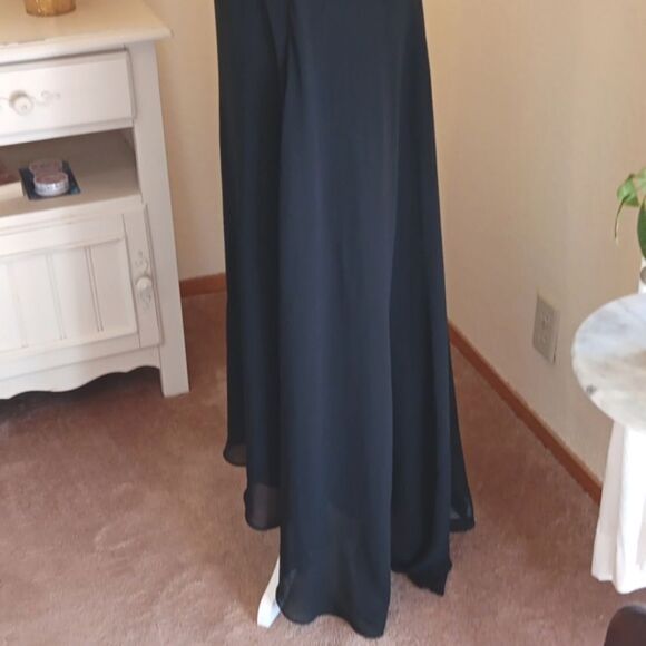 Alex Evenings Black Evening Dress, Old Hollywood, Whimsigoth, Elegant Evening - Picture 6 of 13